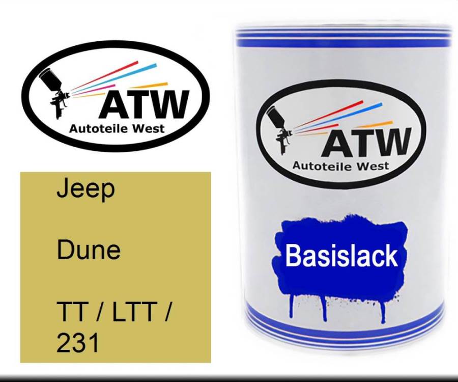 Jeep, Dune, TT / LTT / 231: 500ml Lackdose, von ATW Autoteile West.